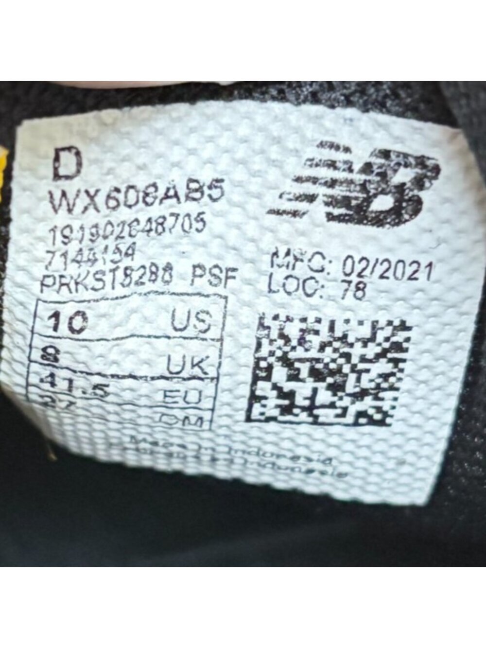 New Balance 608 V5 Womens Size 10D Black Walking Slip Resistant Shoes Sneakers - Picture 9 of 10